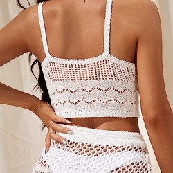 Women's Crochet Knit Swimsuit Bathing Suits Cover up