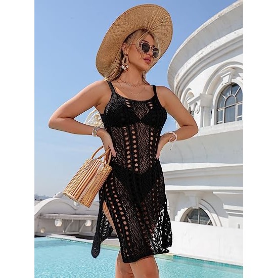 Hollow Out Swim Suit Cover Up for Women