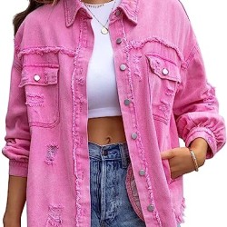 Women’s Distressed Denim Jacket