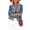 Womens Denim Jacket Distressed Frayed Ripped Jean Jacket