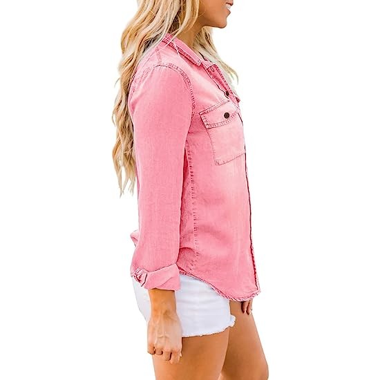 Women Shirts Long Sleeve Jackets Tops