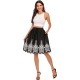 Fashion Women's Summer  Knee Length with Lining Knee Length Skirt