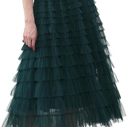 Women’s 18 Layered Ruffles Tulle Skirt