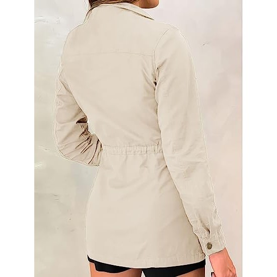 Womens Zip Up Lightweight Casual Jackets