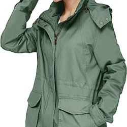 Women's Jacket Lightweight Casual Cotton Coat