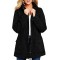 Womens Hoodies Zip Up Parka Casual Drawstring Coat